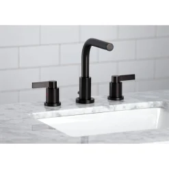 Kingston Brass Fauceture NuvoFusion 8-Inch Widespread Bathroom Faucet