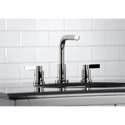 Kingston Brass Fauceture NuvoFusion 8-Inch Widespread Bathroom Faucet