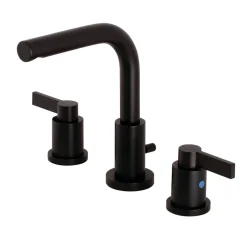 Kingston Brass Fauceture NuvoFusion 8-Inch Widespread Bathroom Faucet
