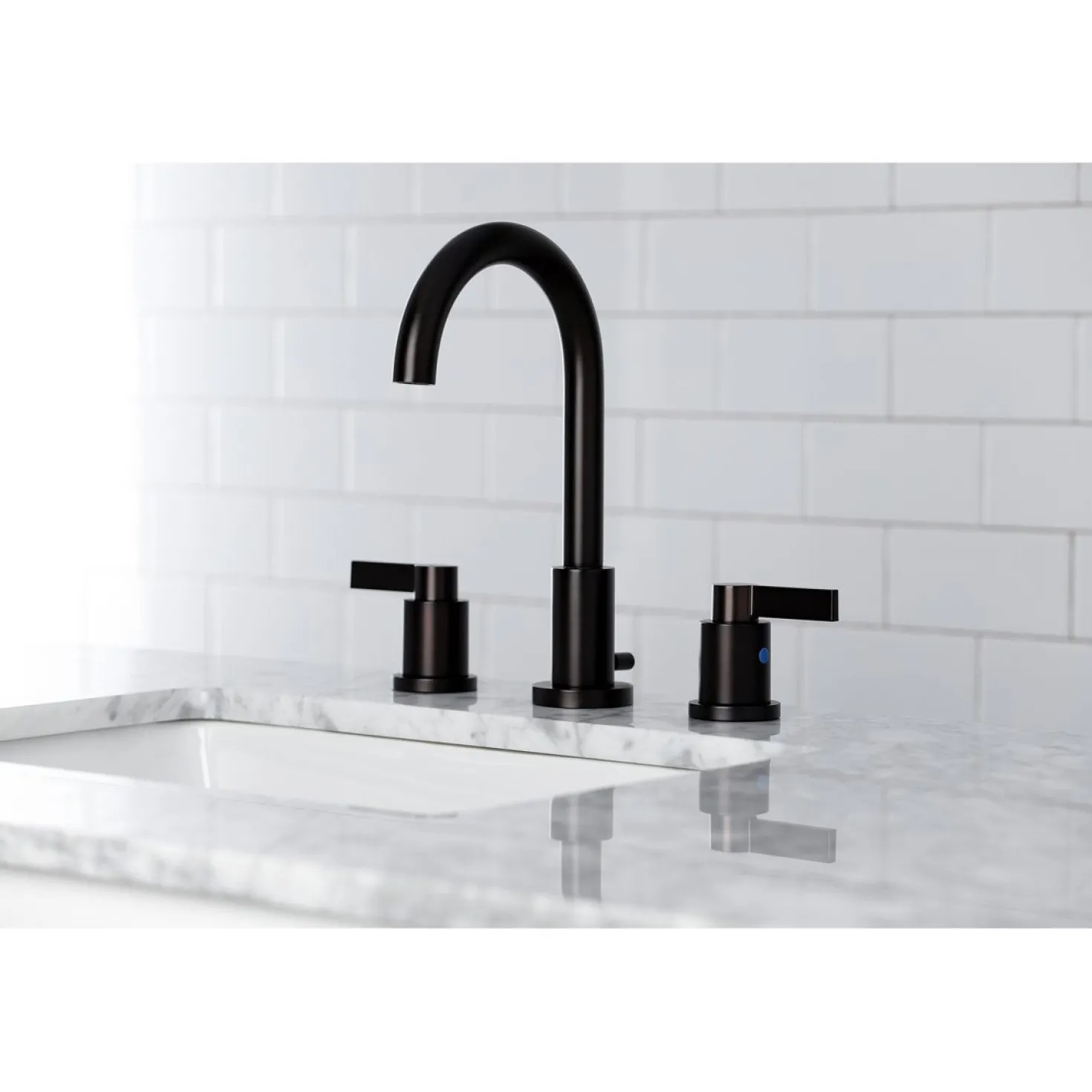 Kingston Brass Fauceture NuvoFusion Widespread Bathroom Faucet