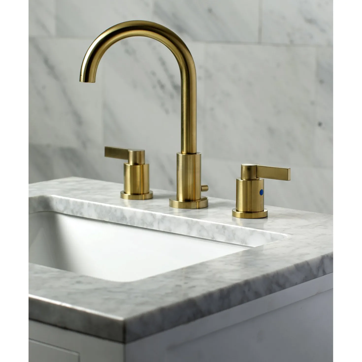 Kingston Brass Fauceture NuvoFusion Widespread Bathroom Faucet
