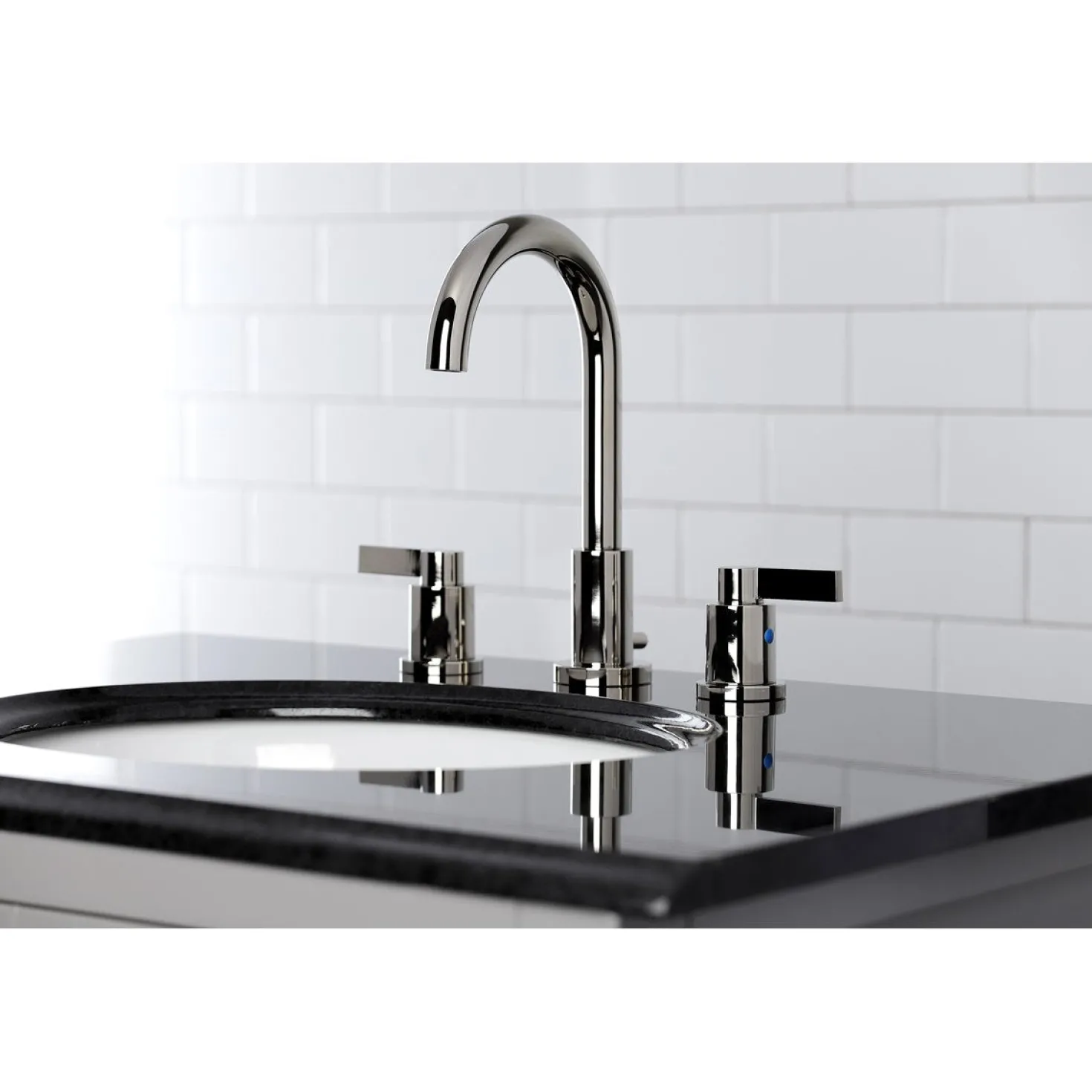 Kingston Brass Fauceture NuvoFusion Widespread Bathroom Faucet