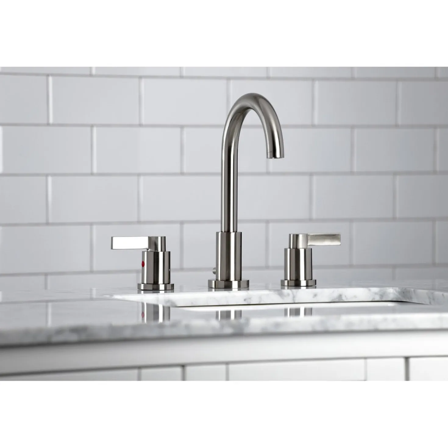 Kingston Brass Fauceture NuvoFusion Widespread Bathroom Faucet