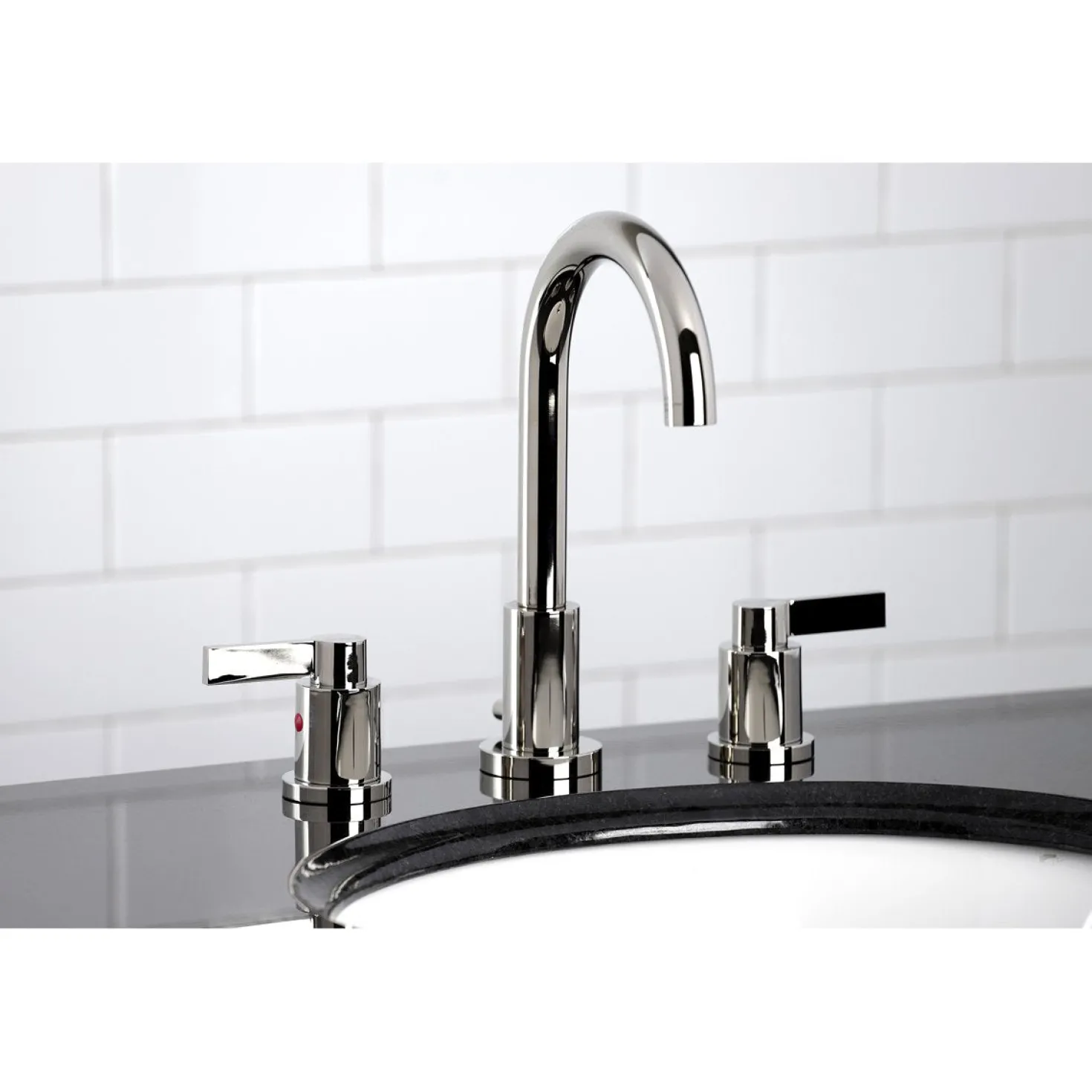Kingston Brass Fauceture NuvoFusion Widespread Bathroom Faucet