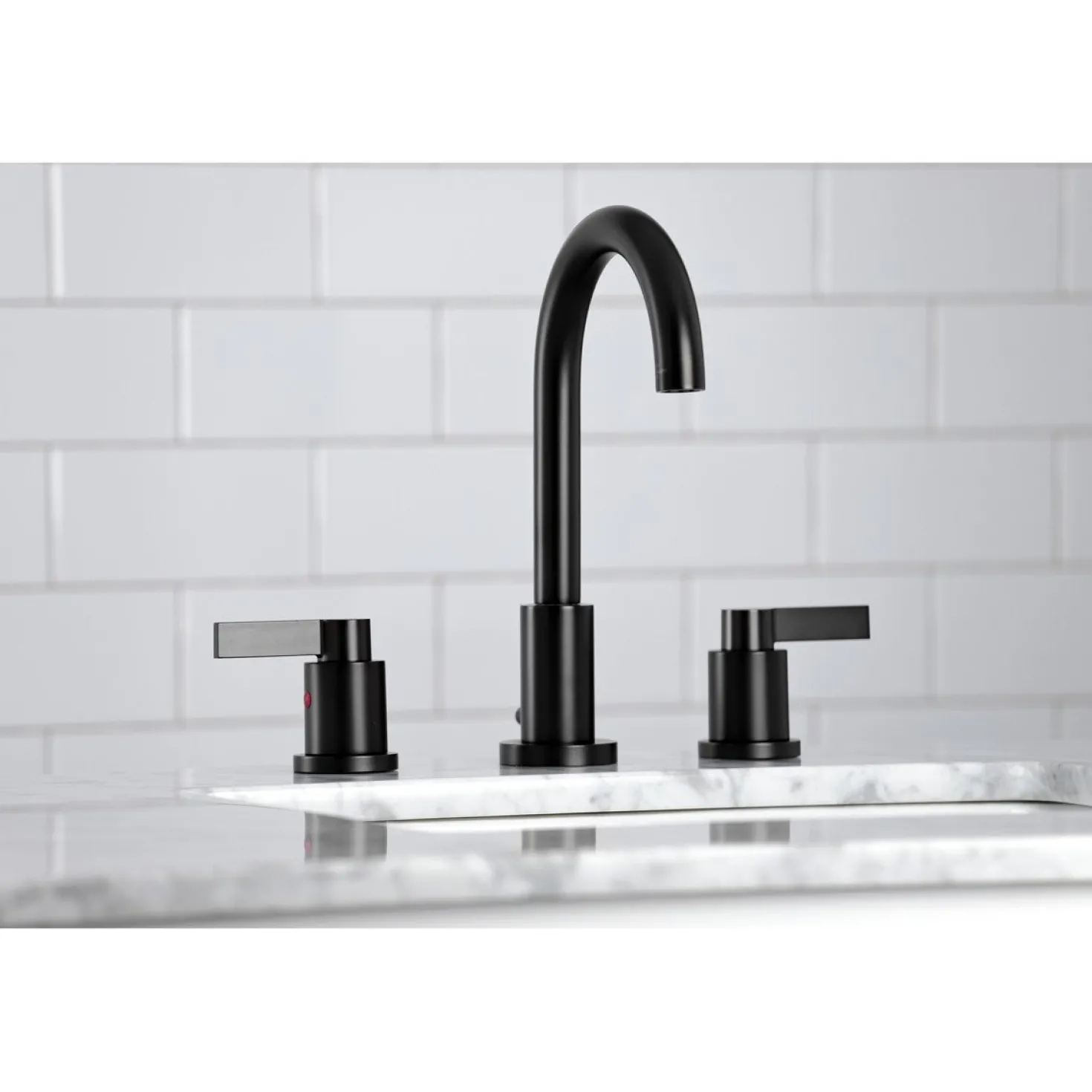 Kingston Brass Fauceture NuvoFusion Widespread Bathroom Faucet