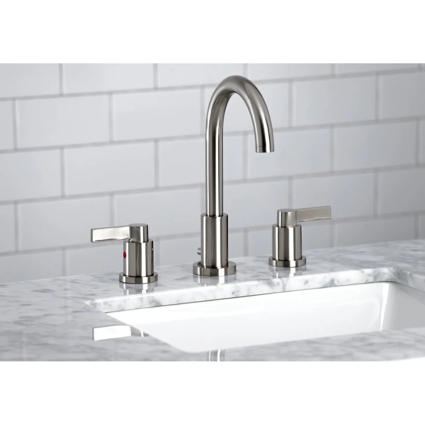 Kingston Brass Fauceture NuvoFusion Widespread Bathroom Faucet