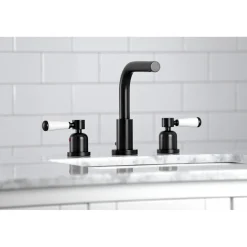 Kingston Brass Fauceture Paris 8-Inch Widespread Bathroom Faucet