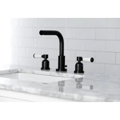 Kingston Brass Fauceture Paris 8-Inch Widespread Bathroom Faucet
