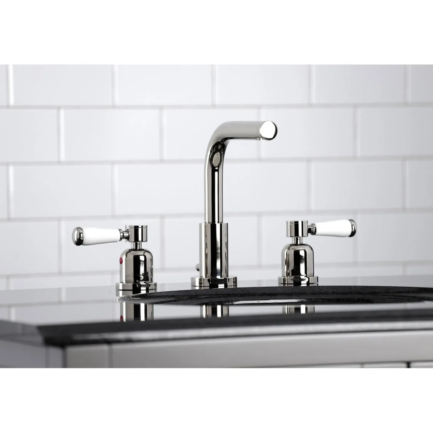 Kingston Brass Fauceture Paris 8-Inch Widespread Bathroom Faucet