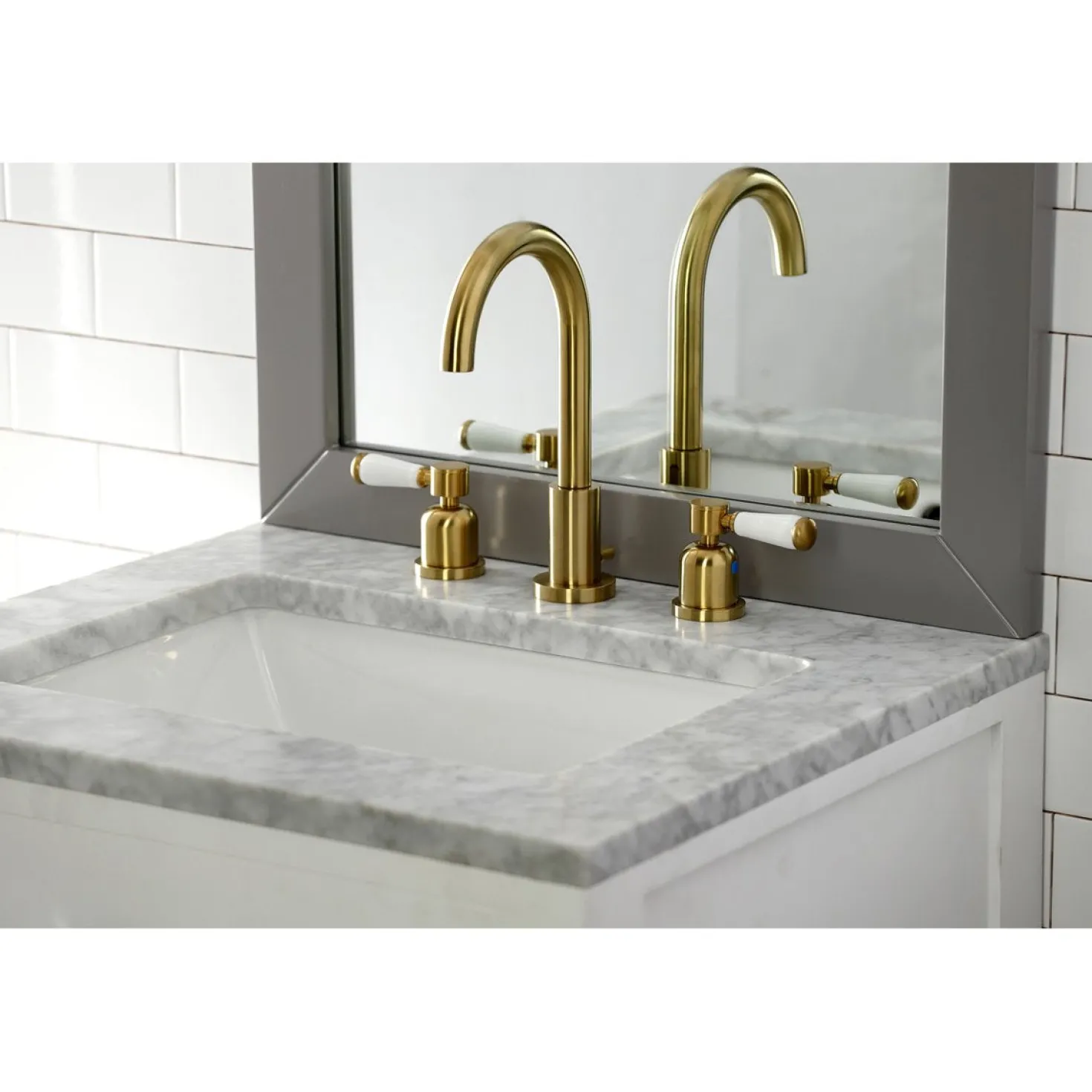 Kingston Brass Fauceture Paris Widespread Bathroom Faucet