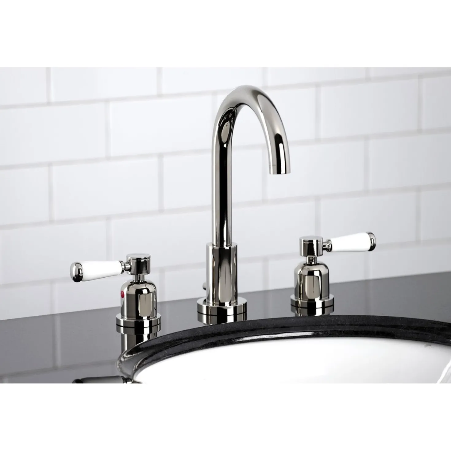 Kingston Brass Fauceture Paris Widespread Bathroom Faucet