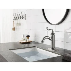 Kingston Brass Fauceture Royale Single-Handle Monoblock Bathroom Faucet