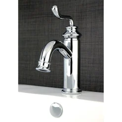 Kingston Brass Fauceture Royale Single-Handle Monoblock Bathroom Faucet