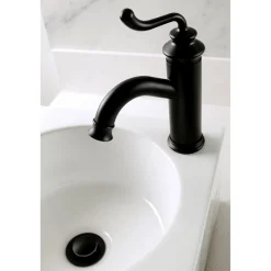 Kingston Brass Fauceture Royale Single-Handle Monoblock Bathroom Faucet