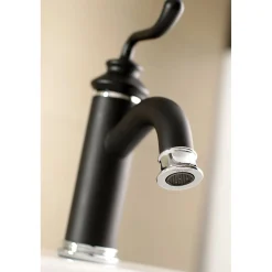 Kingston Brass Fauceture Royale Single-Handle Monoblock Bathroom Faucet