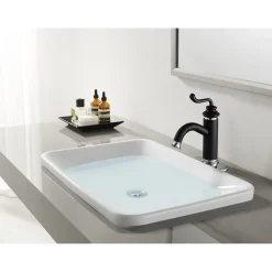 Kingston Brass Fauceture Royale Single-Handle Monoblock Bathroom Faucet