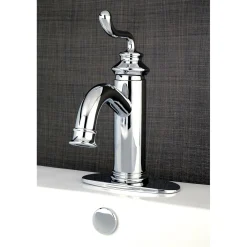 Kingston Brass Fauceture Royale Single-Handle Monoblock Bathroom Faucet