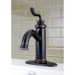 Kingston Brass Fauceture Royale Single-Handle Monoblock Bathroom Faucet