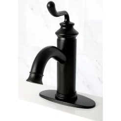 Kingston Brass Fauceture Royale Single-Handle Monoblock Bathroom Faucet