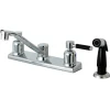 Kingston Brass FB122DKL Centerset Kitchen Faucet in Polished Chrome