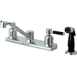Kingston Brass FB122DKL Centerset Kitchen Faucet in Polished Chrome