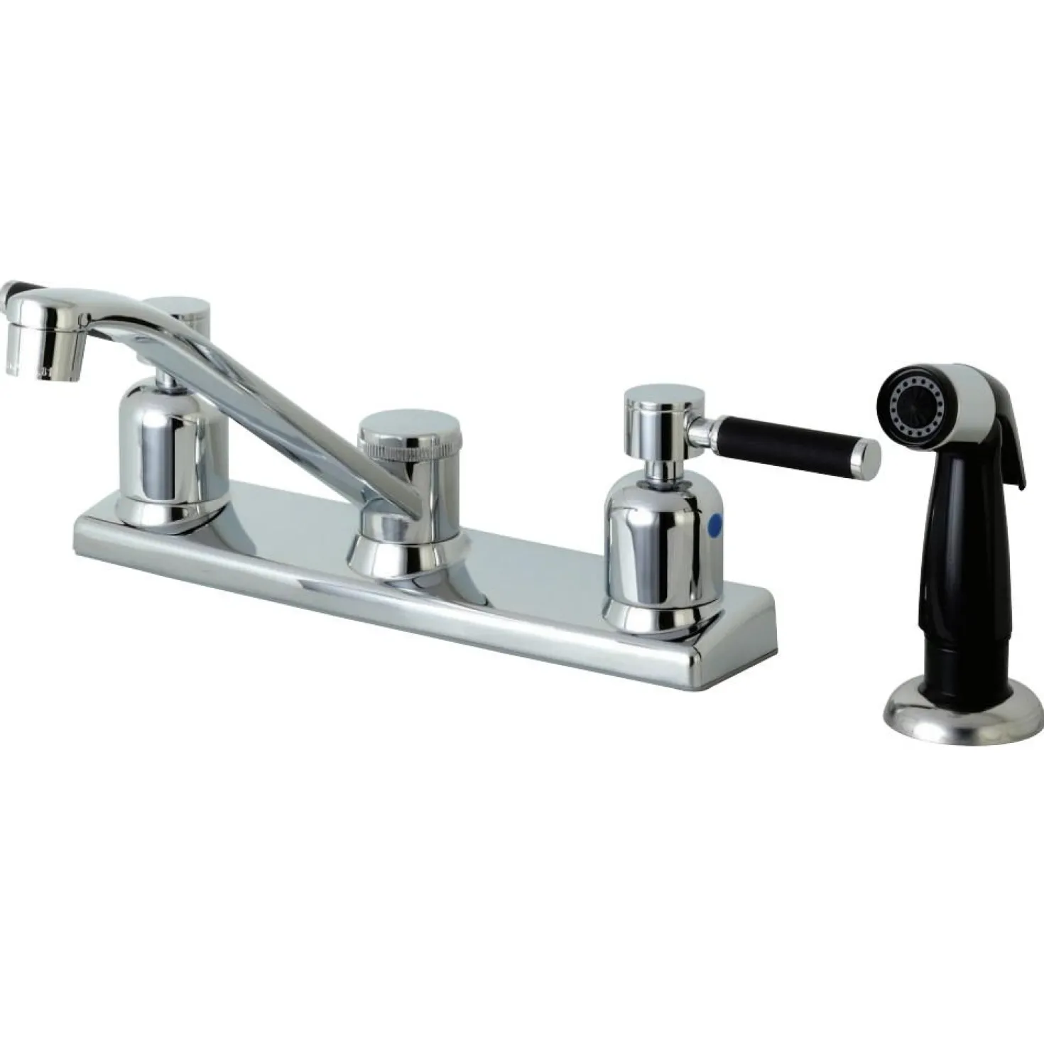 Kingston Brass FB122DKL Centerset Kitchen Faucet in Polished Chrome
