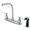 Kingston Brass FB751DPL Centerset Kitchen Faucet in Polished Chrome