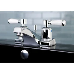 Kingston Brass FB201DPL 4-Inch Centerset Bathroom Faucet in Polished Chrome