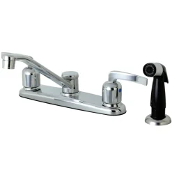 Kingston Brass FB112EFL Centerset Kitchen Faucet in Polished Chrome