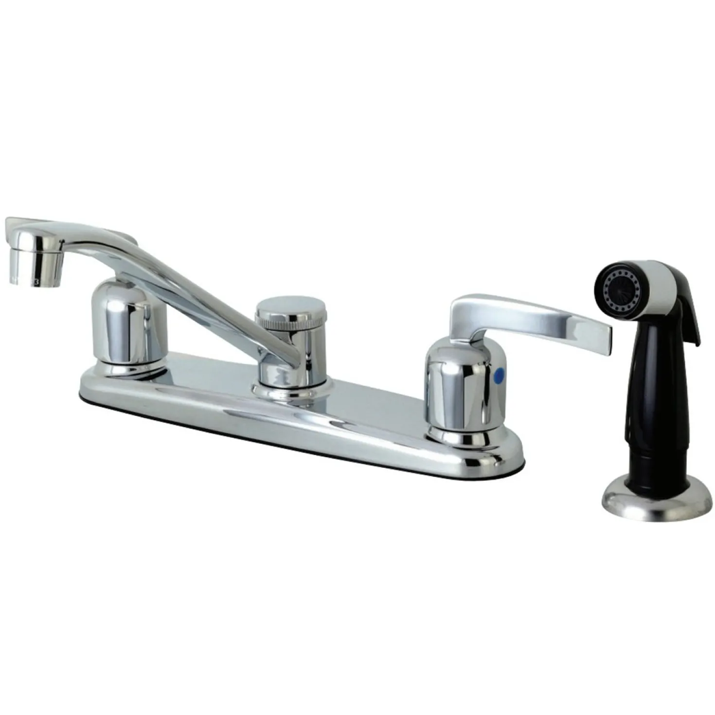 Kingston Brass FB112EFL Centerset Kitchen Faucet in Polished Chrome