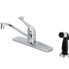 Kingston Brass FB0572 8-Inch Centerset Kitchen Faucet in Polished Chrome