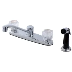 Kingston Brass FB112 8-Inch Centerset Kitchen Faucet in Polished Chrome
