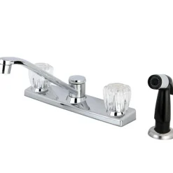 Kingston Brass FB122 8-Inch Centerset Kitchen Faucet in Polished Chrome