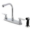 Kingston Brass FB751 8-Inch Centerset Kitchen Faucet in Polished Chrome