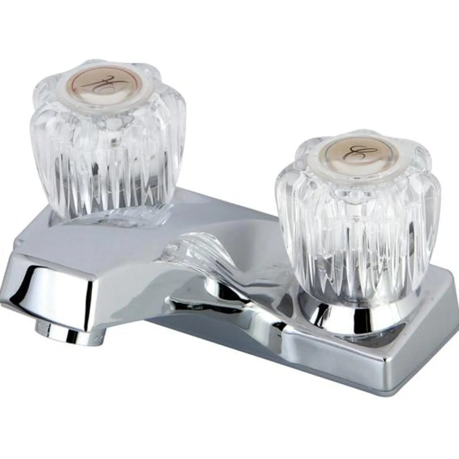 Kingston Brass FB101LP 4-Inch centerset Lavatory Faucet in Polished Chrome