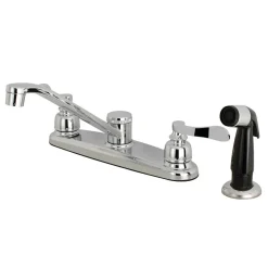 Kingston Brass FB112NFL 8-Inch Centerset Kitchen Faucet in Polished Chrome