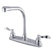 Kingston Brass FB751NFL 8-Inch Center High-Arch Kitchen Faucet in Polished Chrome