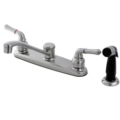 Kingston Brass FB272SN 8-Inch Centerset Kitchen Faucet in Satin Nickel