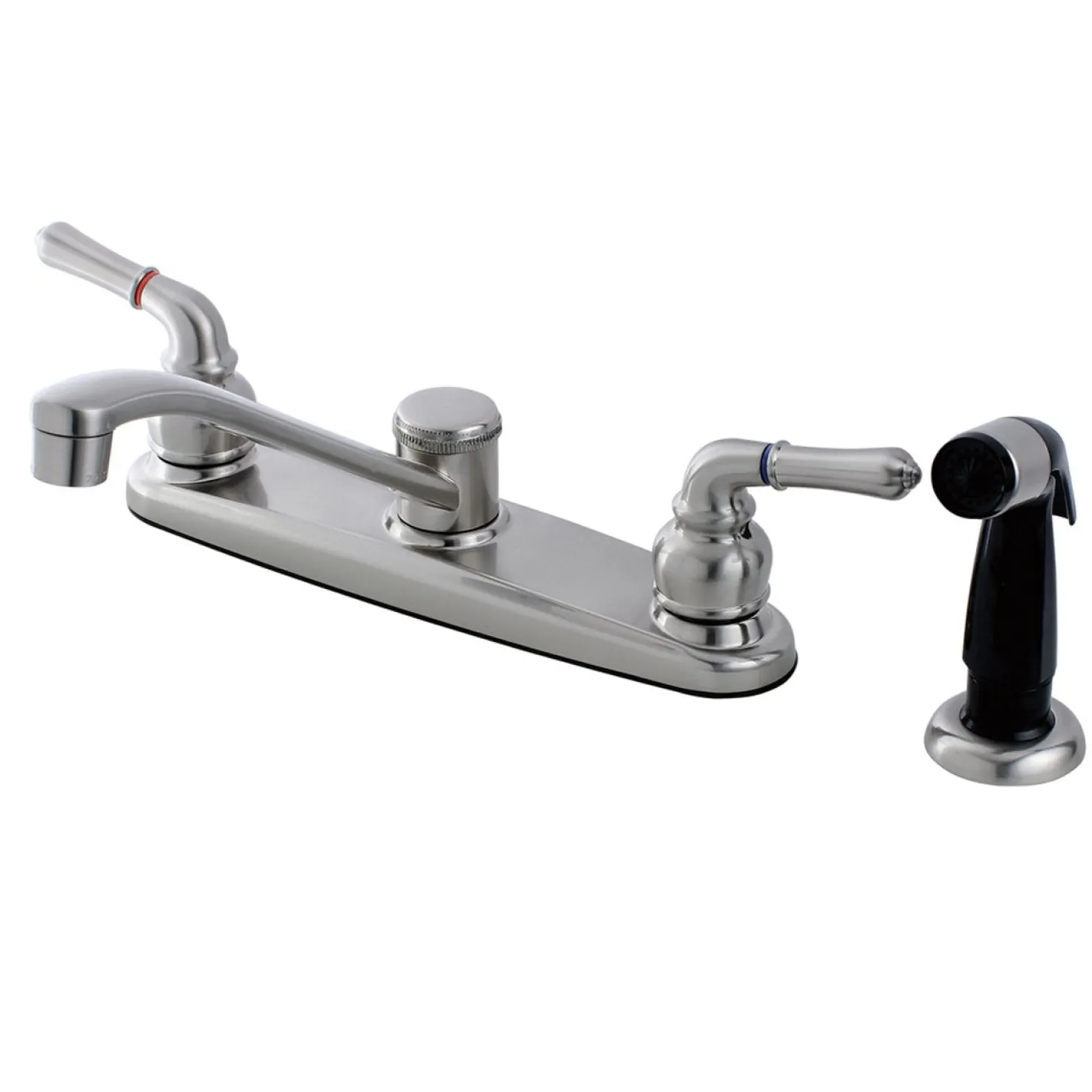 Kingston Brass FB272SN 8-Inch Centerset Kitchen Faucet in Satin Nickel