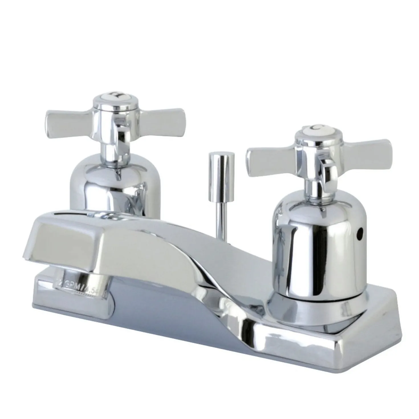 Kingston Brass FB201ZX 4-Inch Centerset Bathroom Faucet in Polished Chrome