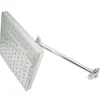Kingston Brass Fortress 8" Square Shower Head with 10" Swivel Arm
