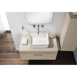 Kingston Brass French China Vessel Bathroom Sink without Overflow Hole