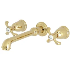 Kingston Brass French Country Wall Mount Bathroom Faucet