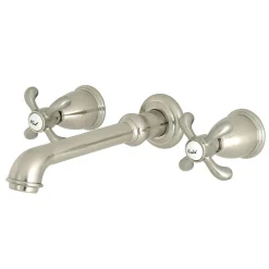 Kingston Brass French Country Wall Mount Bathroom Faucet