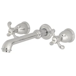 Kingston Brass French Country Wall Mount Bathroom Faucet