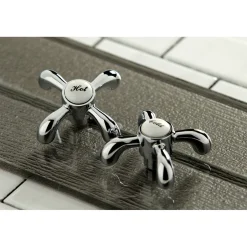 Kingston Brass French Country Wall Mount Bathroom Faucet