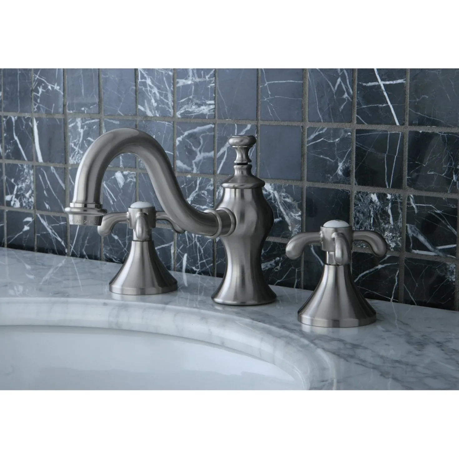 Kingston Brass French Country 8" Widespread Bathroom Faucet