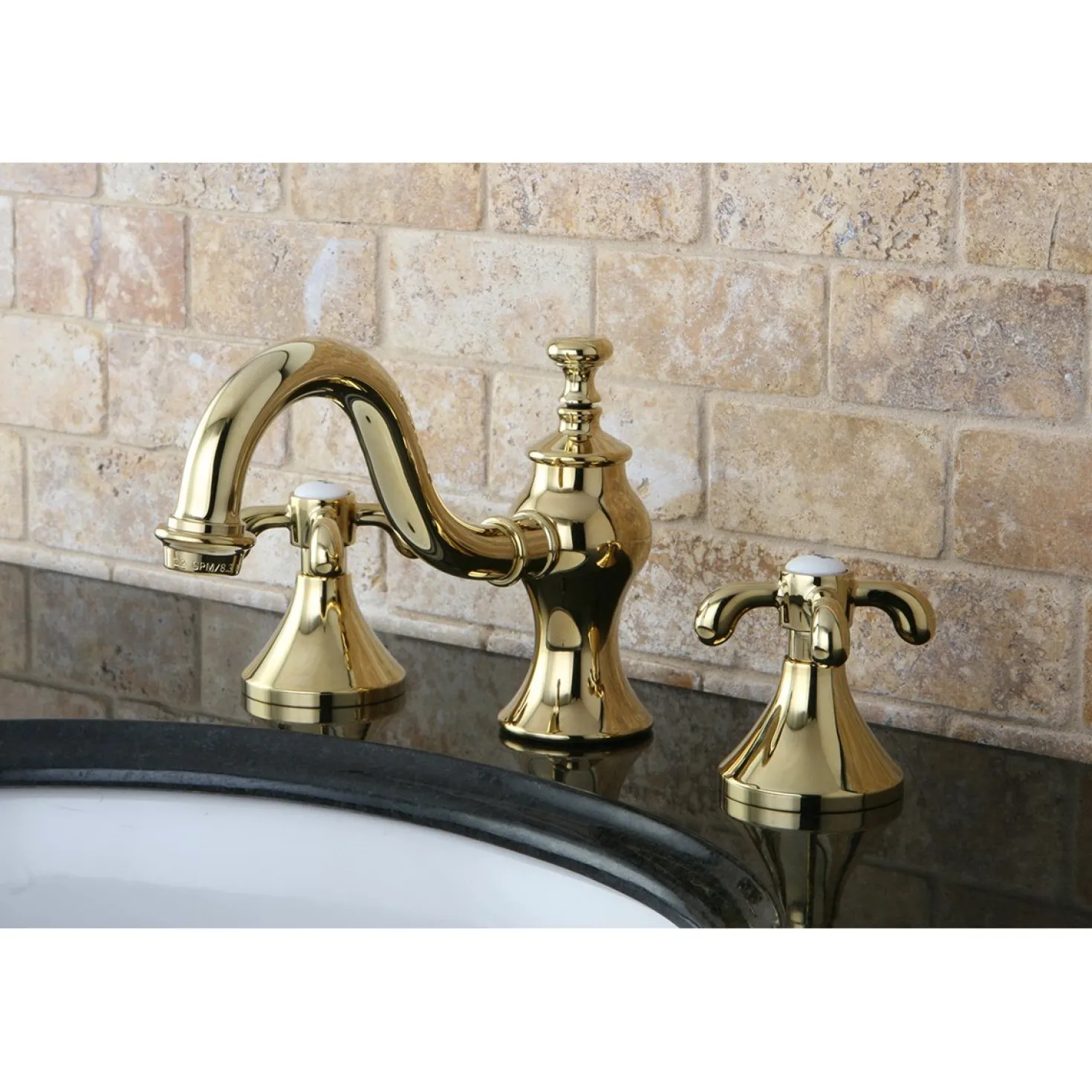 Kingston Brass French Country 8" Widespread Bathroom Faucet