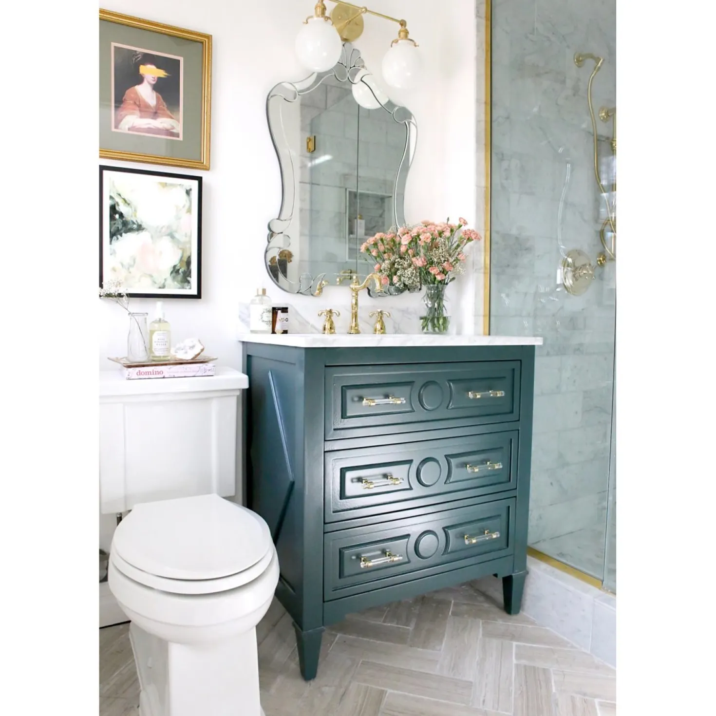 Kingston Brass French Country 8-Inch Widespread Bathroom Faucet