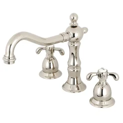 Kingston Brass French Country 3-Hole 8-Inch Widespread Bathroom Faucet